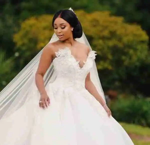 Minnie Dlamini Jones’ Magical White Wedding (Photos)